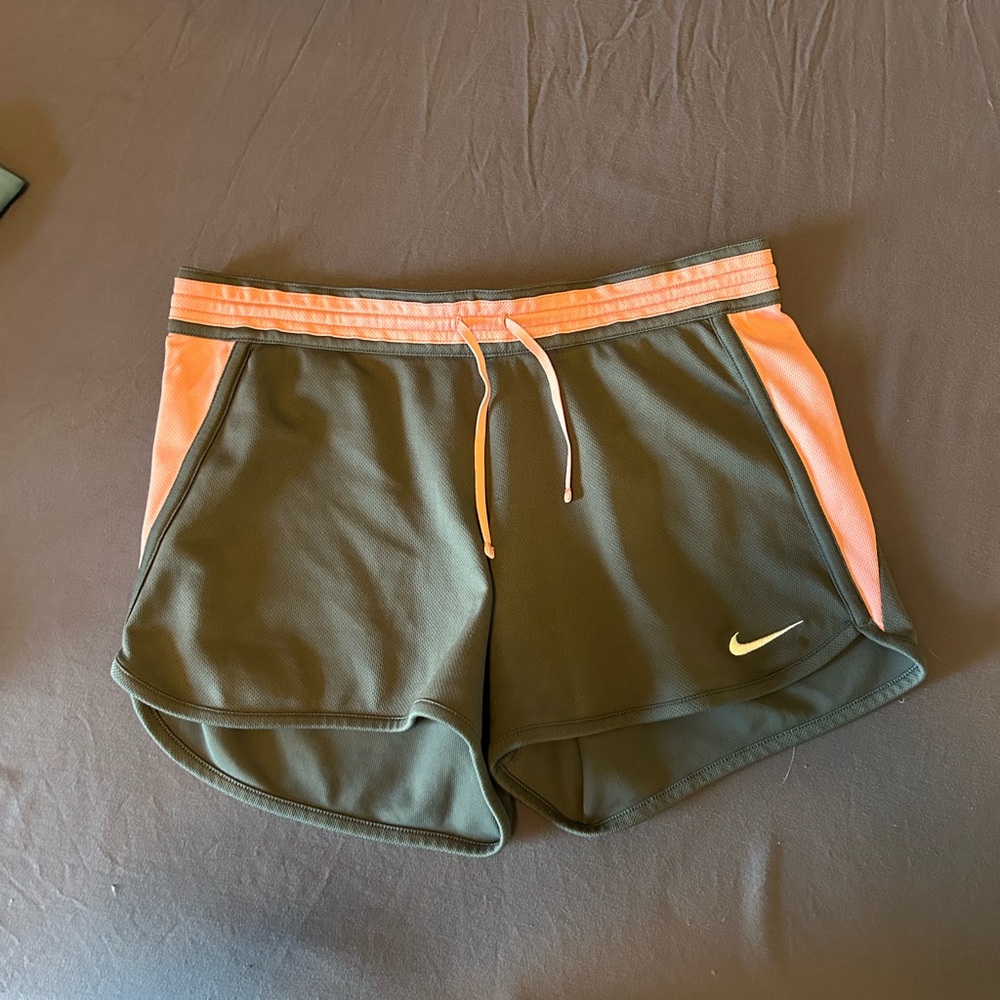 Nike Women's Gray and Pink Shorts